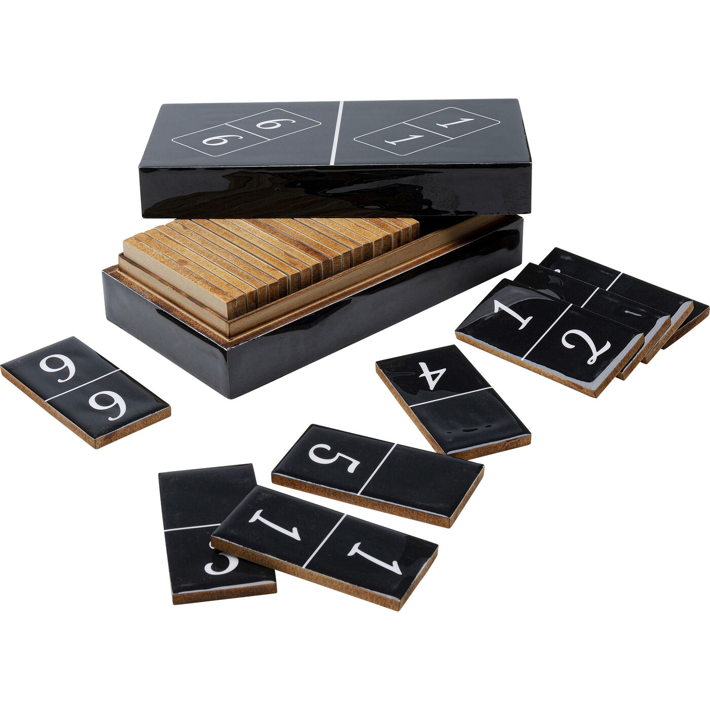 Объект декоративный Domino Black 24x7 см