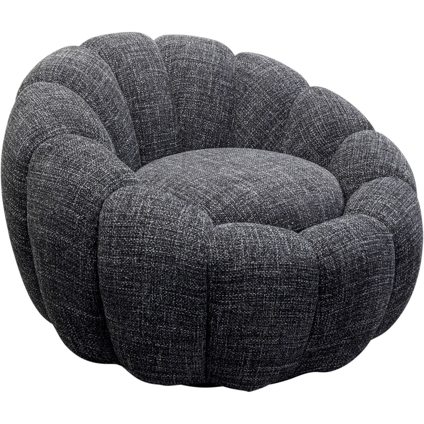 Кресло вращающееся Peppo Bloom Melange Black