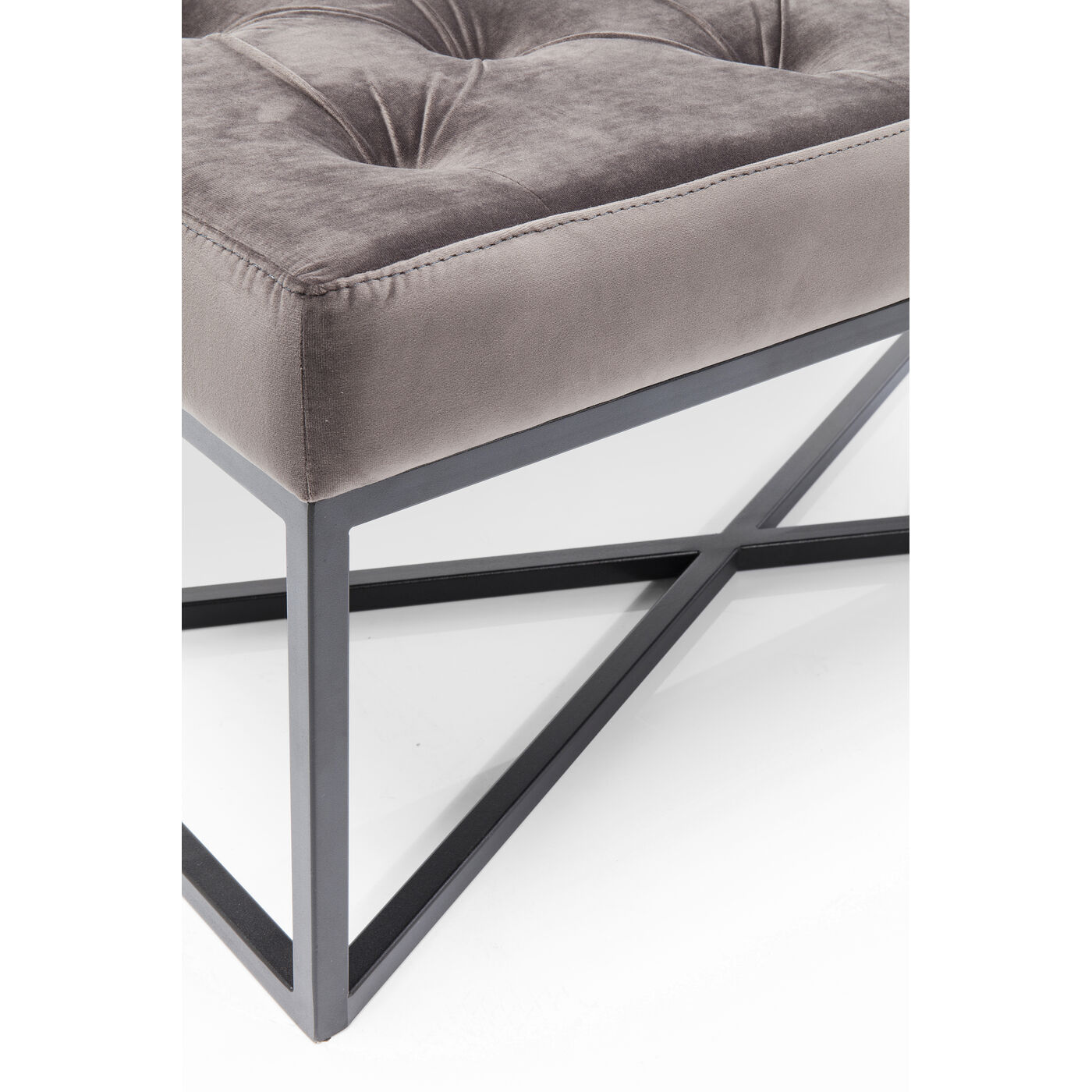 Скамья Crossover Grey Black 150x40 см