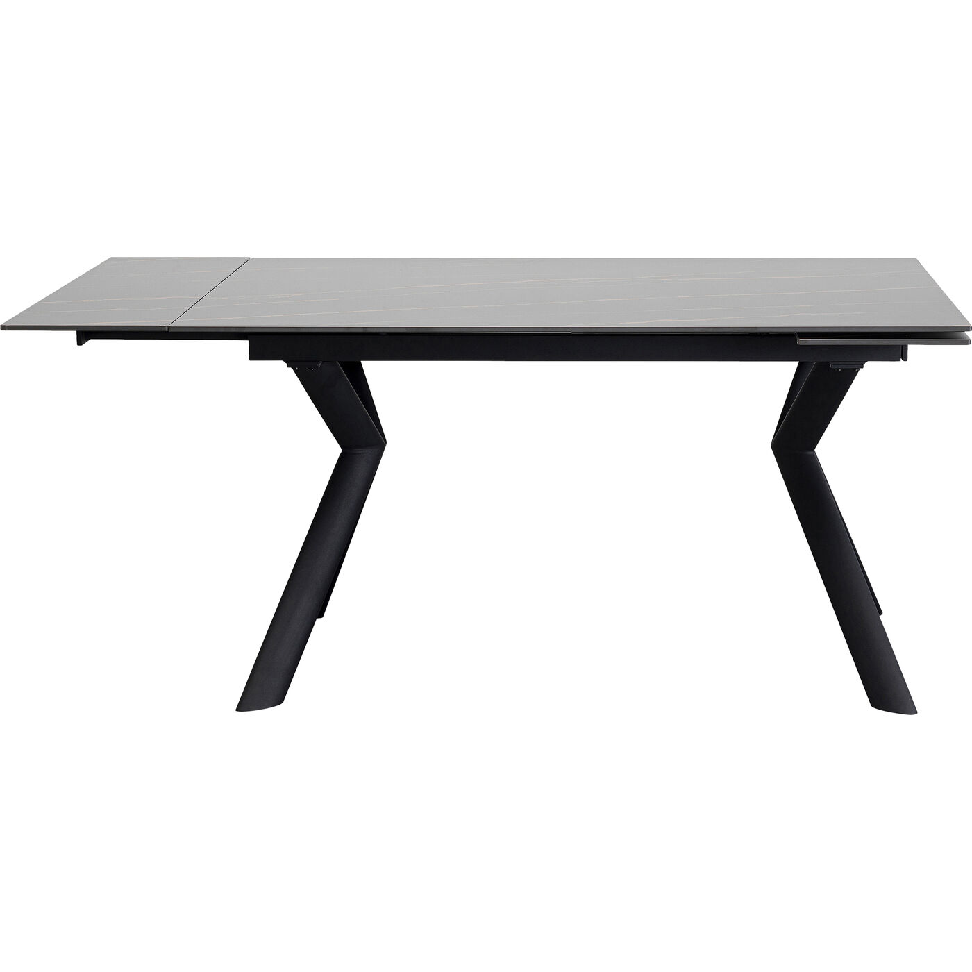 Стол обеденный раздвижной Xenia Black 140(30+30)x80 см