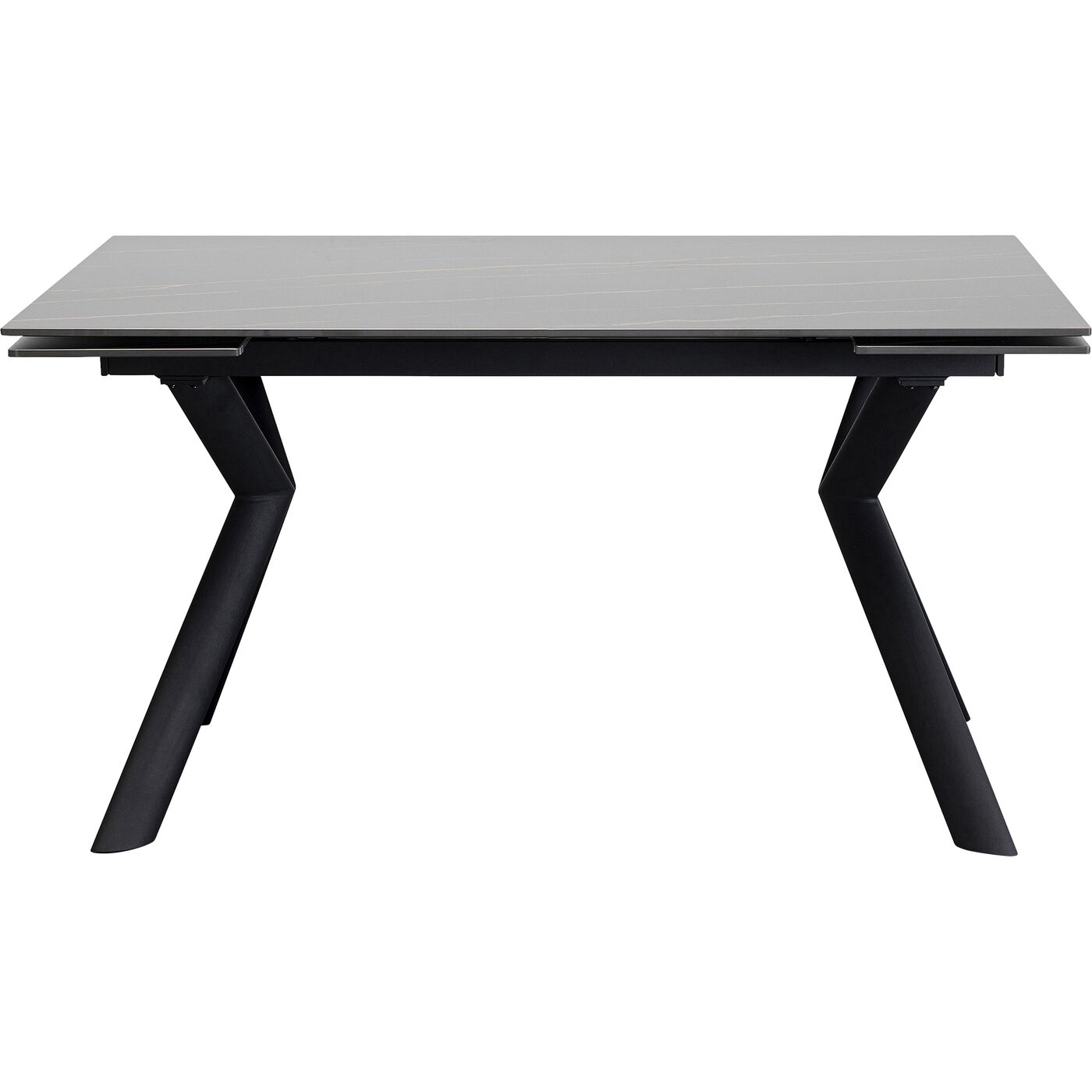 Стол обеденный раздвижной Xenia Black 140(30+30)x80 см