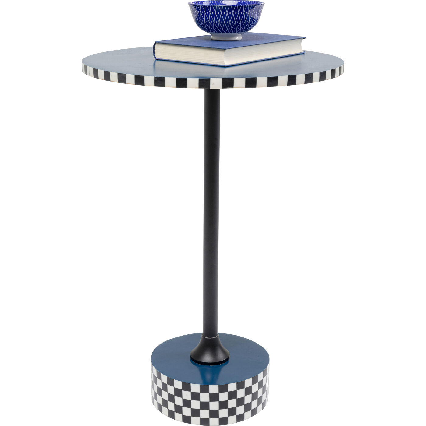 Стол приставной Domero Race Blue Ø40 см
