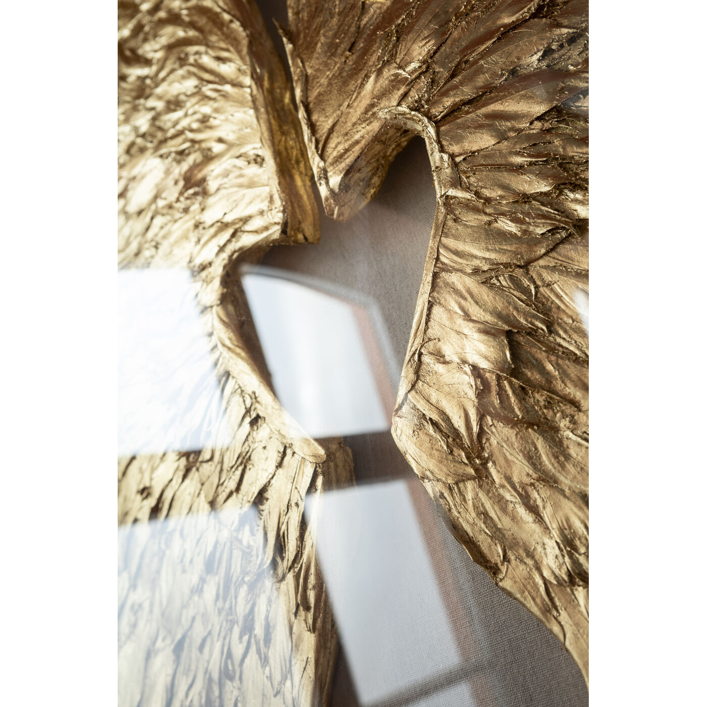 Украшение настенное Wings Gold White 120x120 см