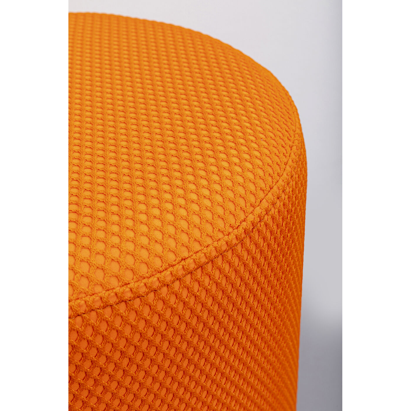 Пуф Jody Orange Mesh Black Ø35 см