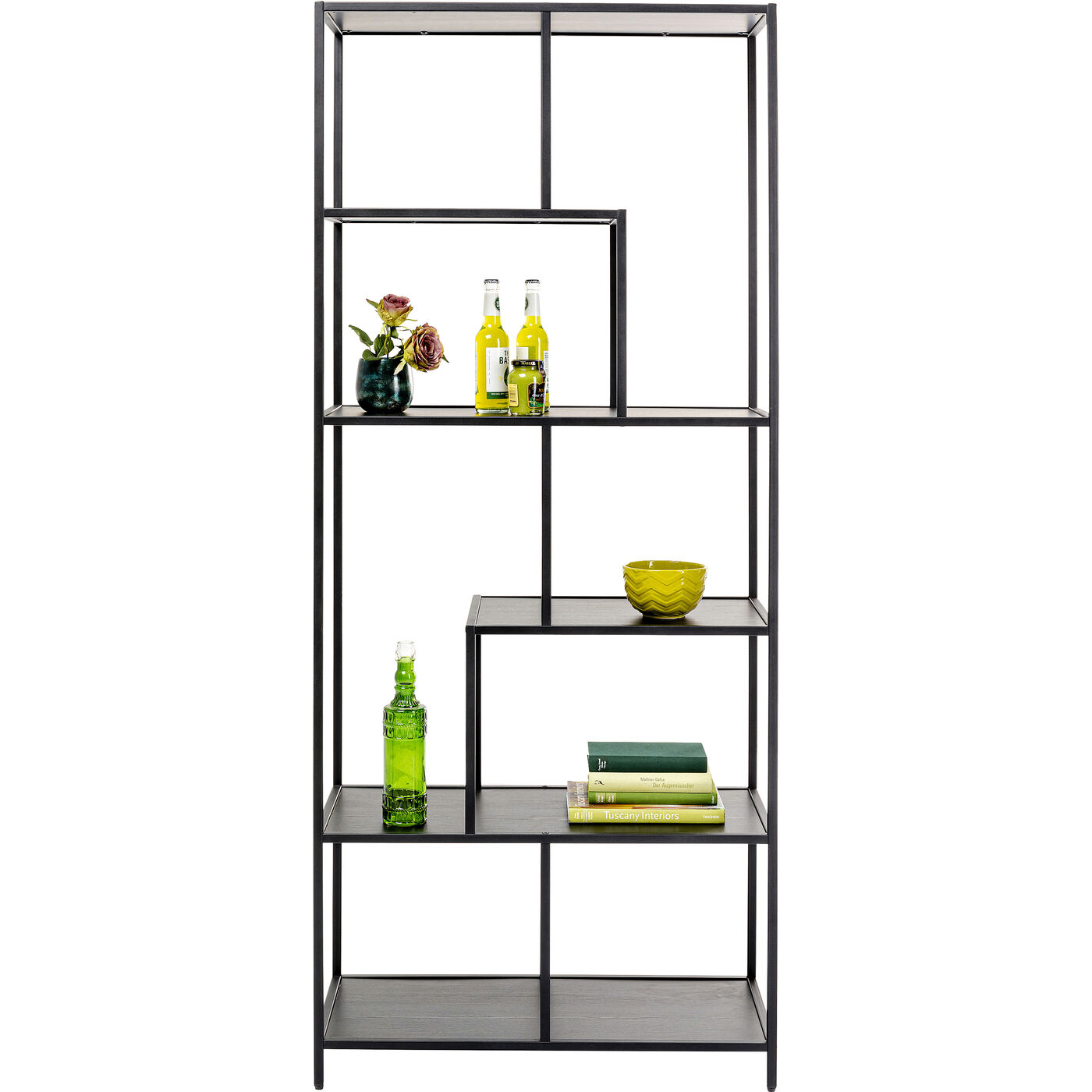 Стеллаж Loftie Black 77x185 см