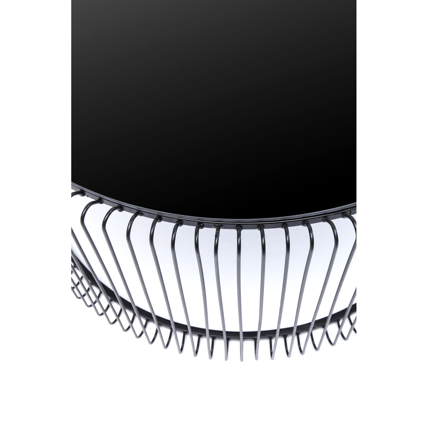 Стол кофейный Wire Uno Black Ø80 см