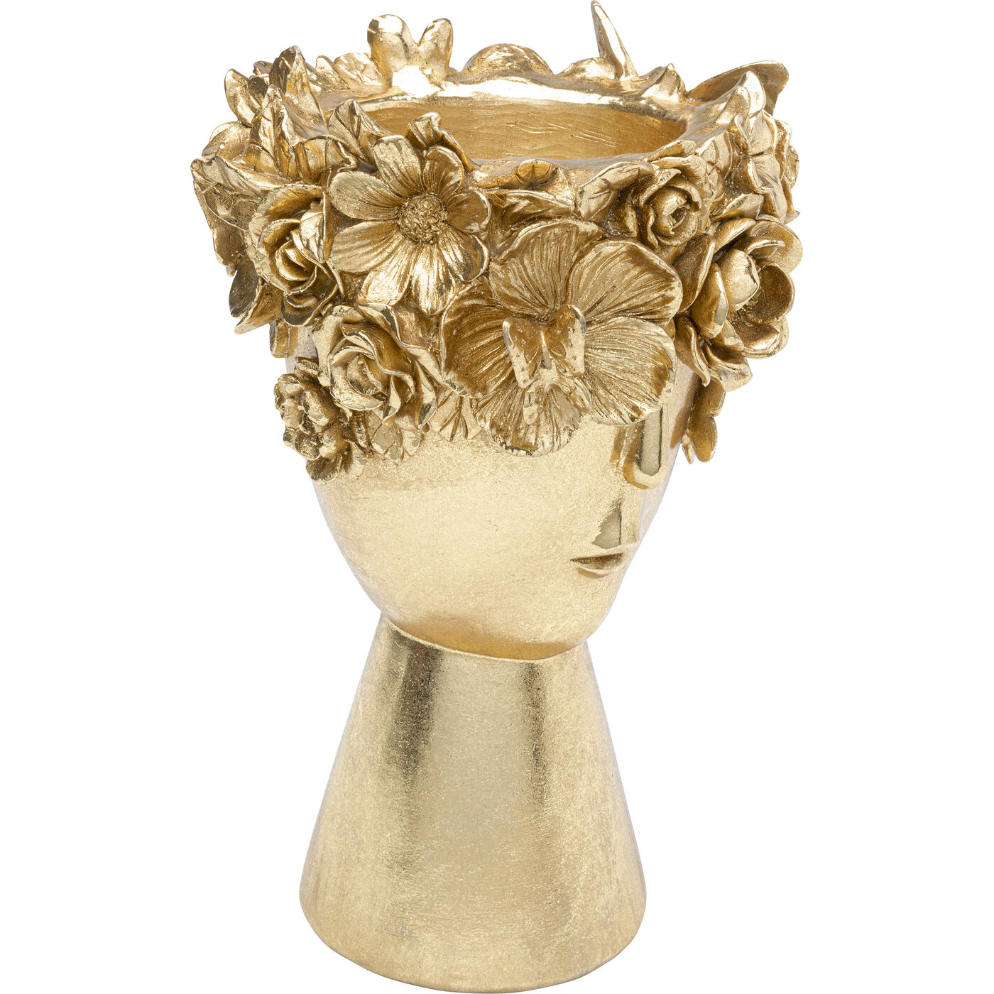 Ваза декоративная Flowercrown Gold 20 см