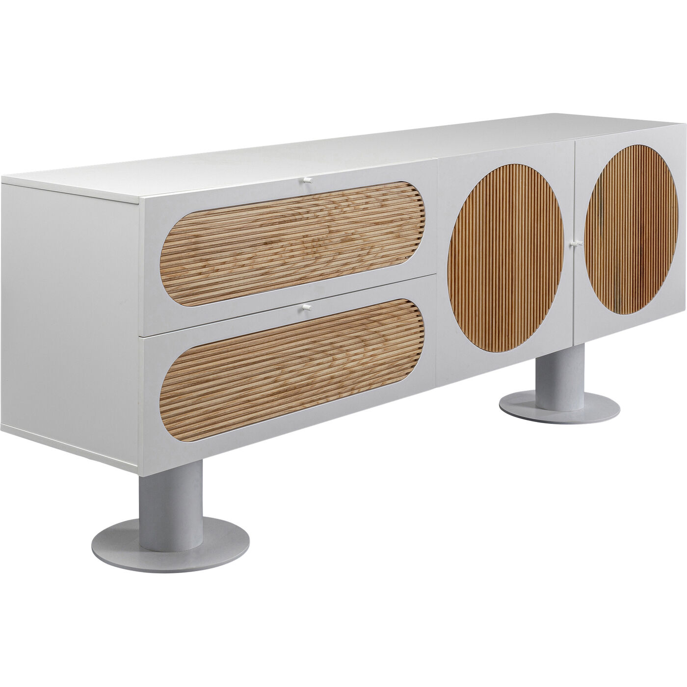 Комод широкий Atomic White 183x76 см