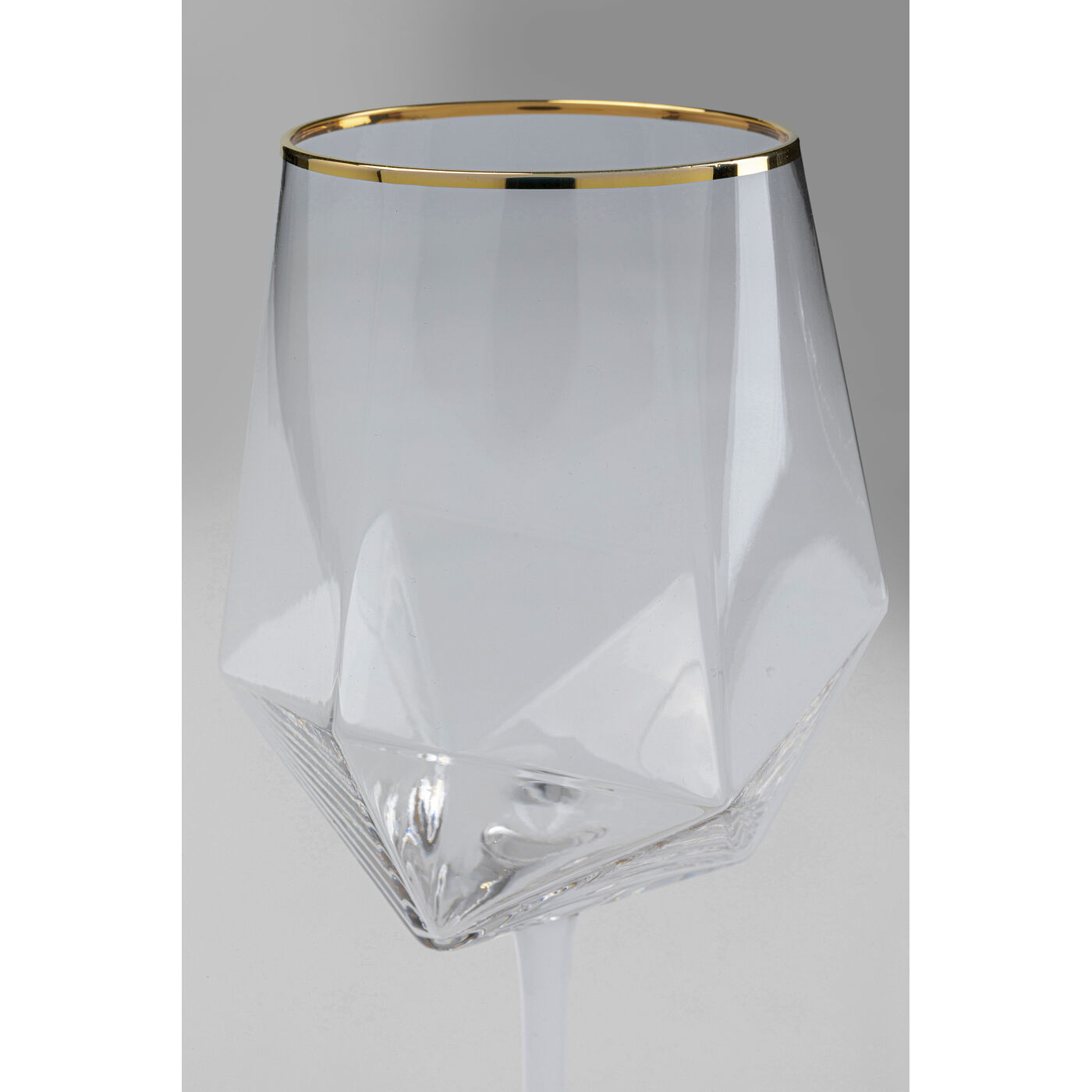 Бокал для вина Diamond Gold Rim