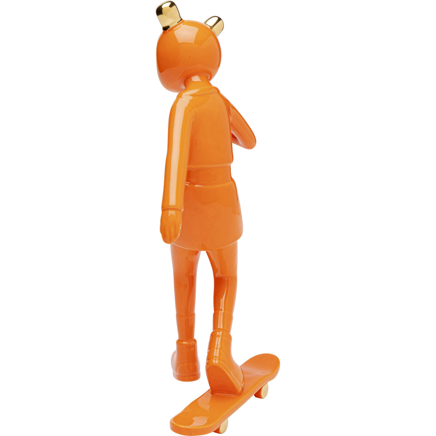 Фигура декоративная Skating Astronaut Orange 33 см