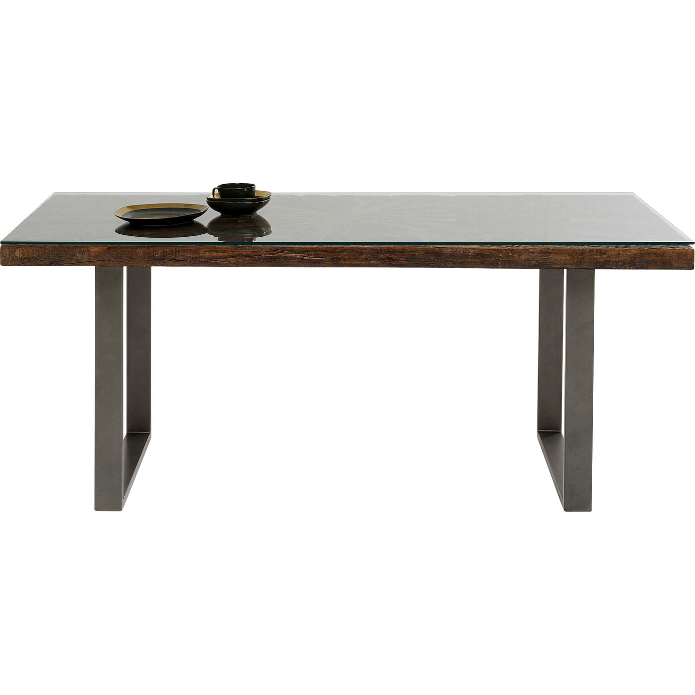 Стол Conley Crude Steel 180x90 см