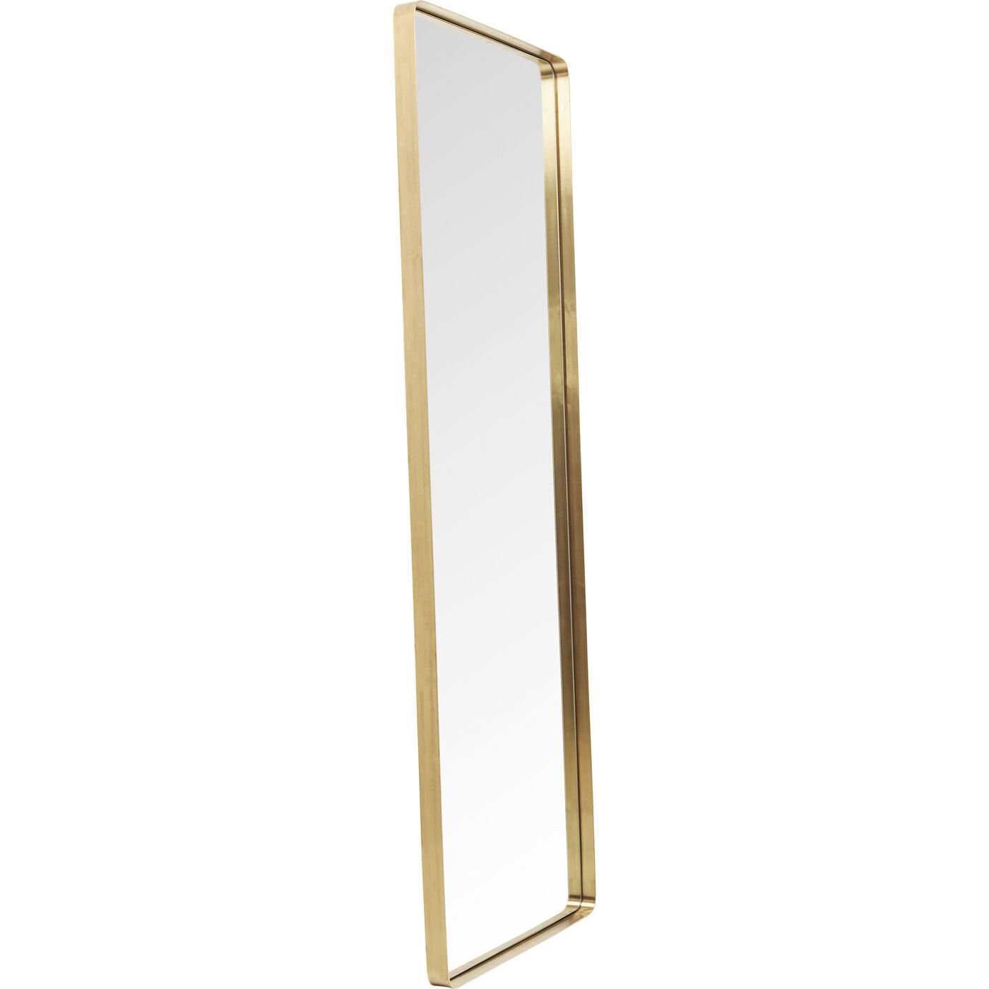 Зеркало Curve MO Rectangular Brass 200x70 см