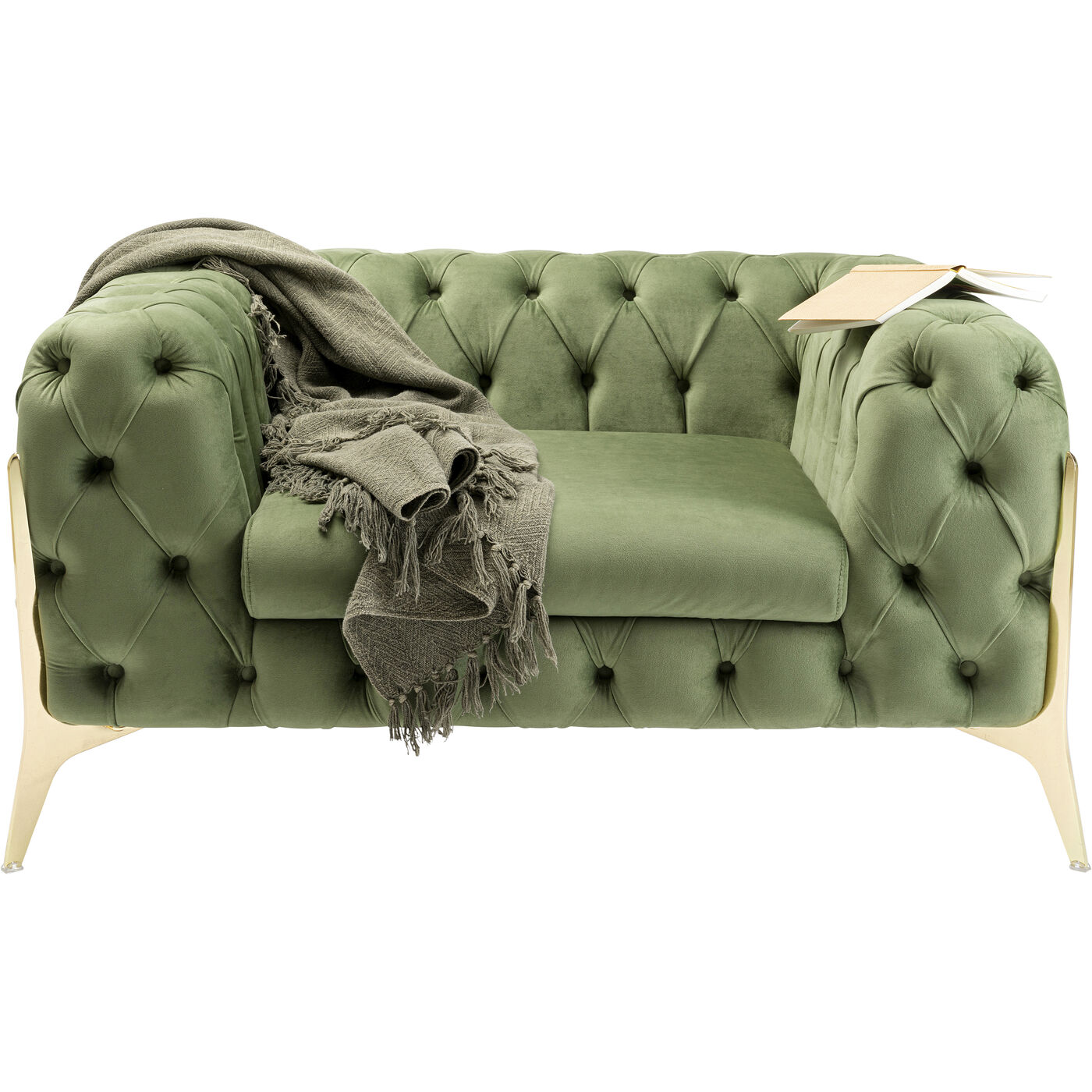 Кресло Bellissima Velvet Green 120 см