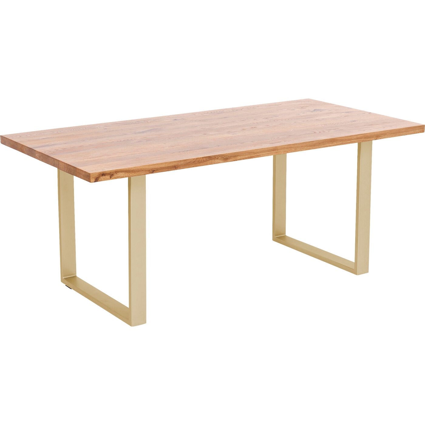 Стол Jackie Oak Brass 180x90 см
