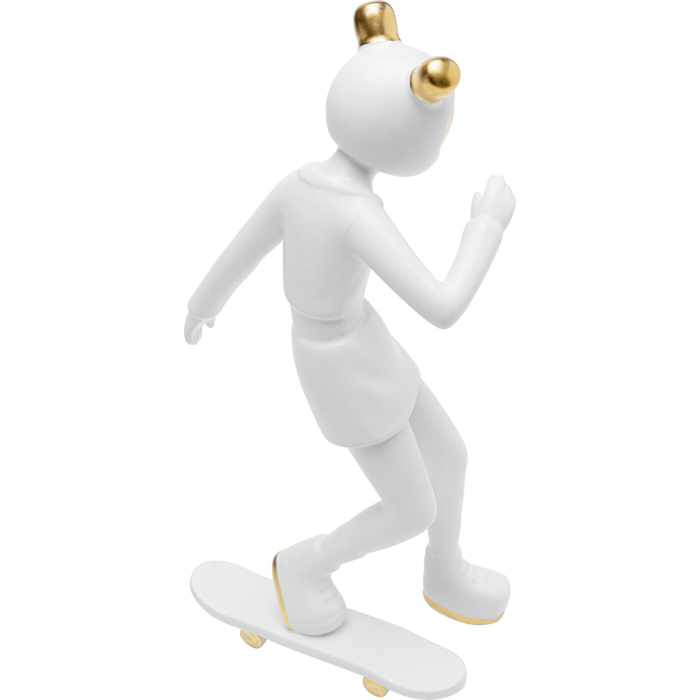 Фигура декоративная Skating Astronaut White 33 см