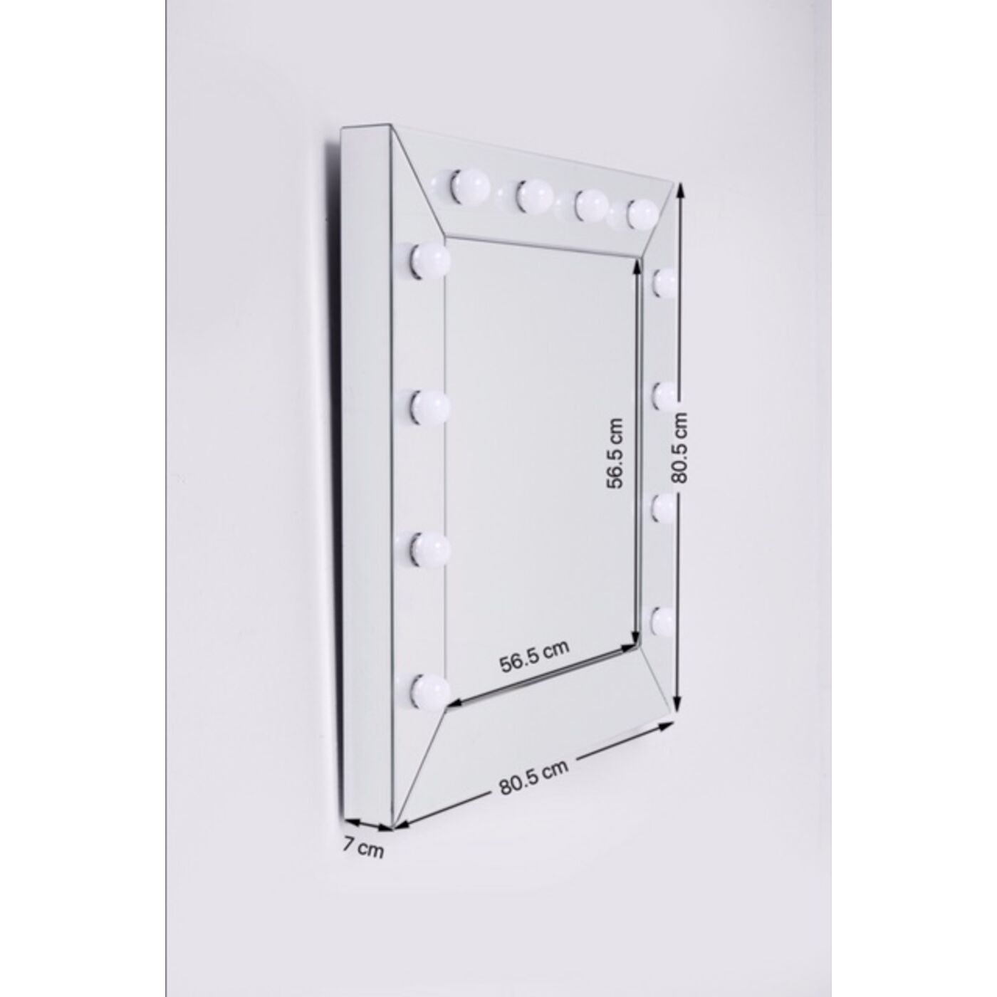 Зеркало Make Up Square 81x81 см