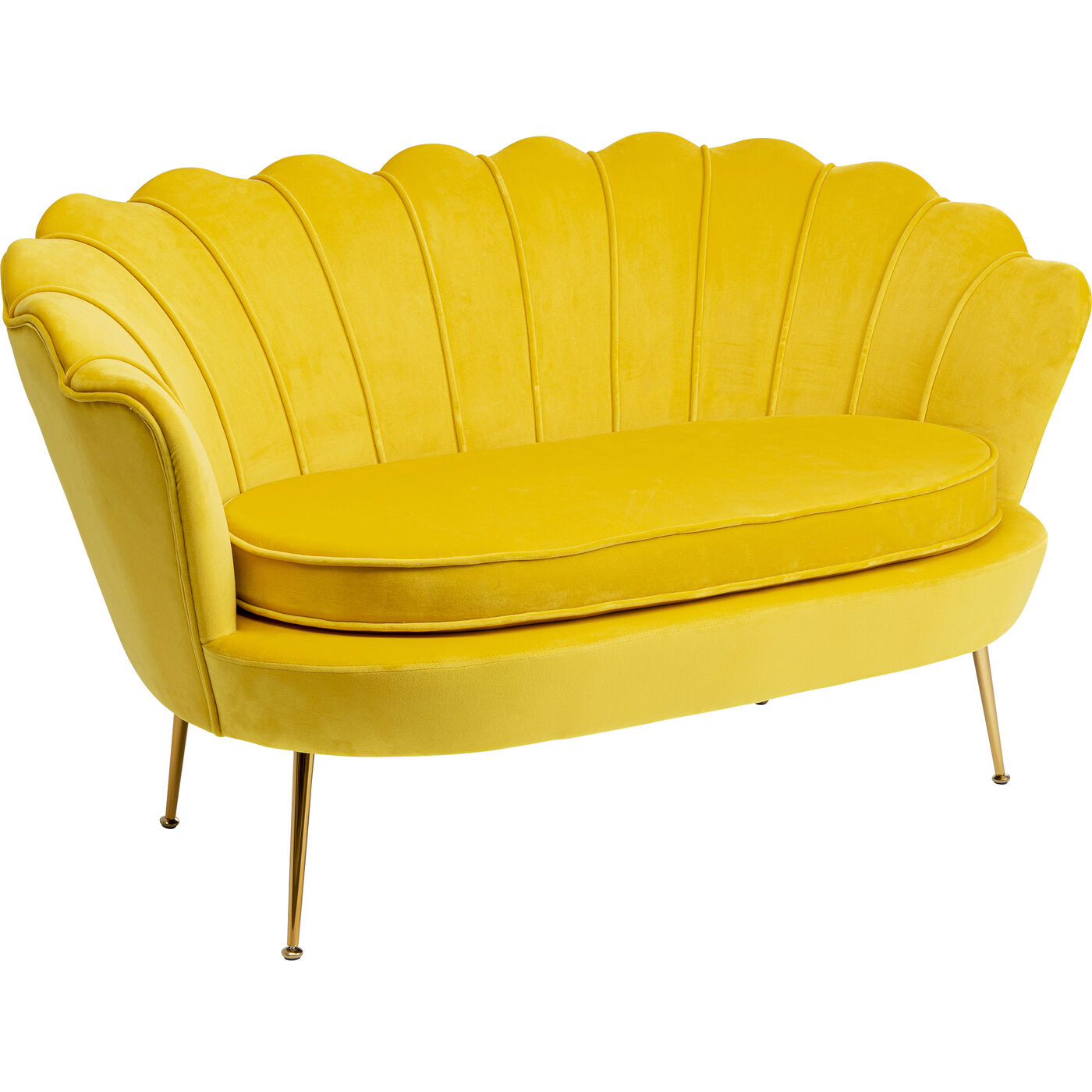 Диван Water Lily двухместный Yellow 132 см