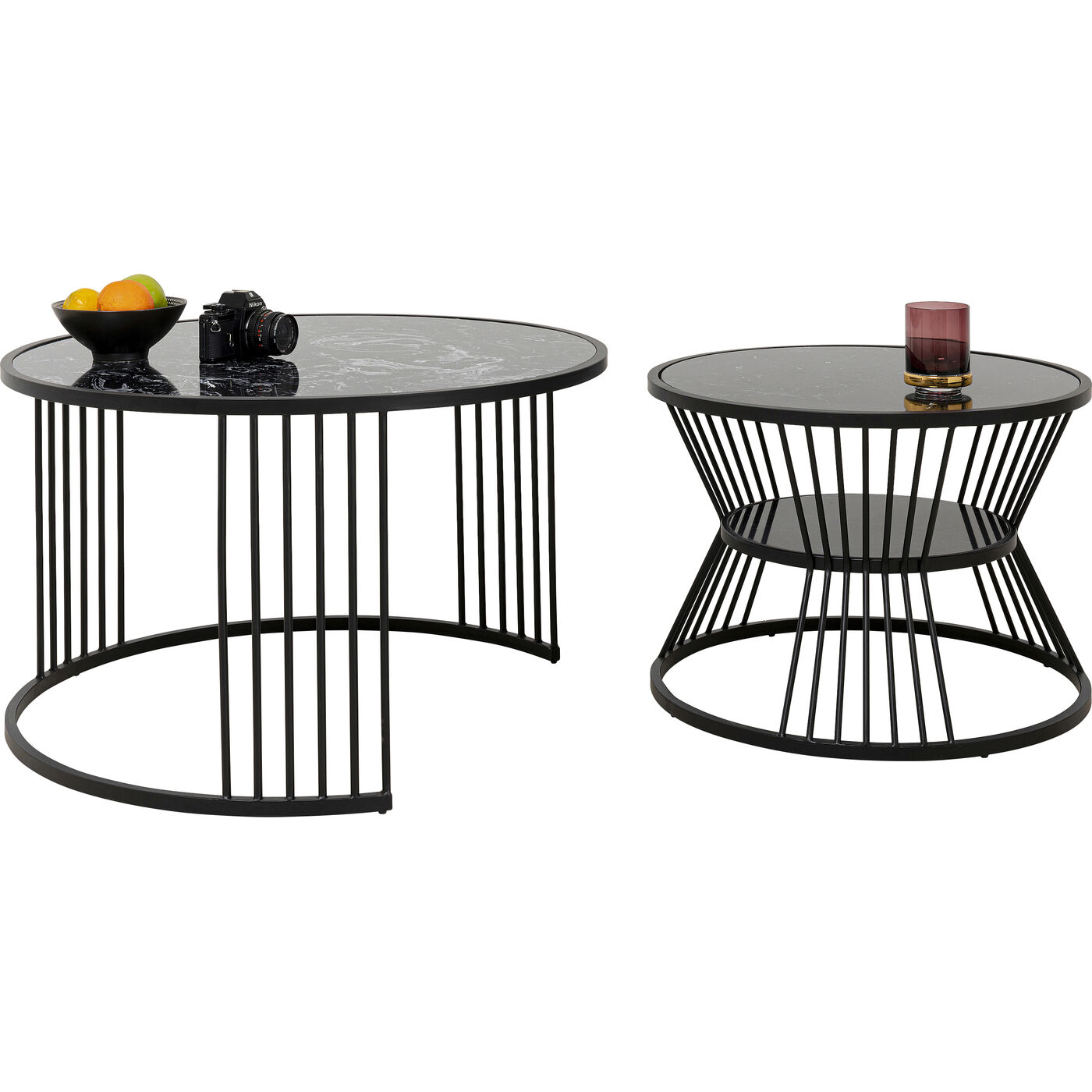Стол кофейный Roma Black (2 шт)