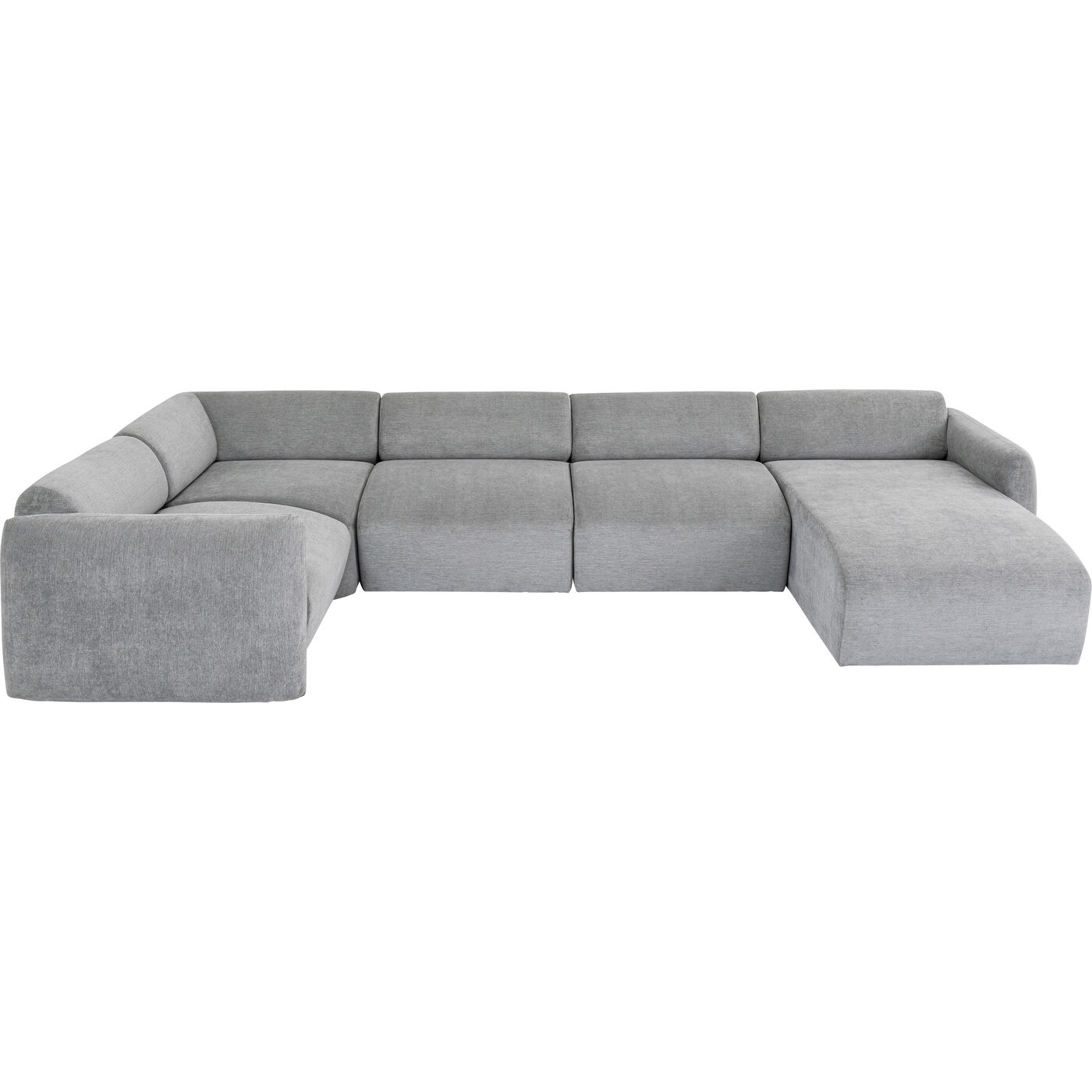 Диван модульный правосторонний 1 Lucca Grey Right 328 см