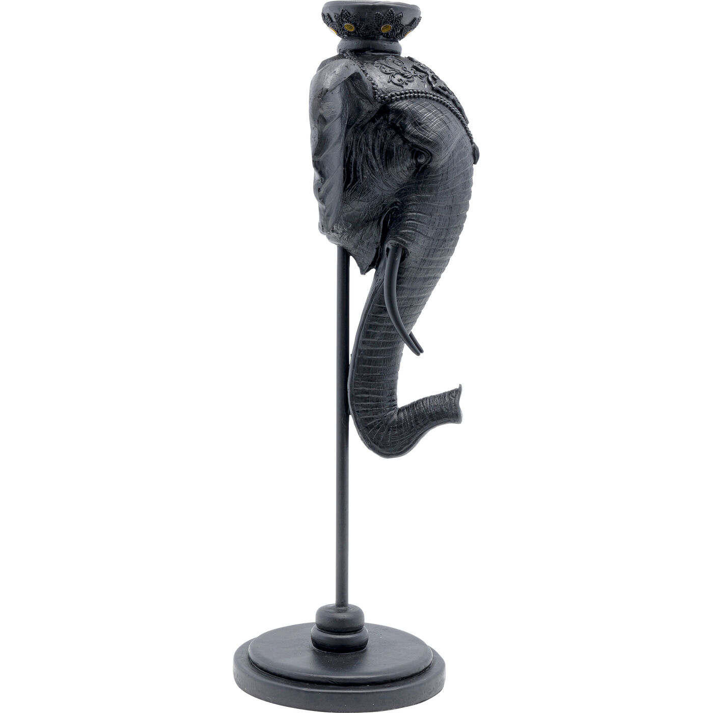Подсвечник Elephant Head Black 49 см