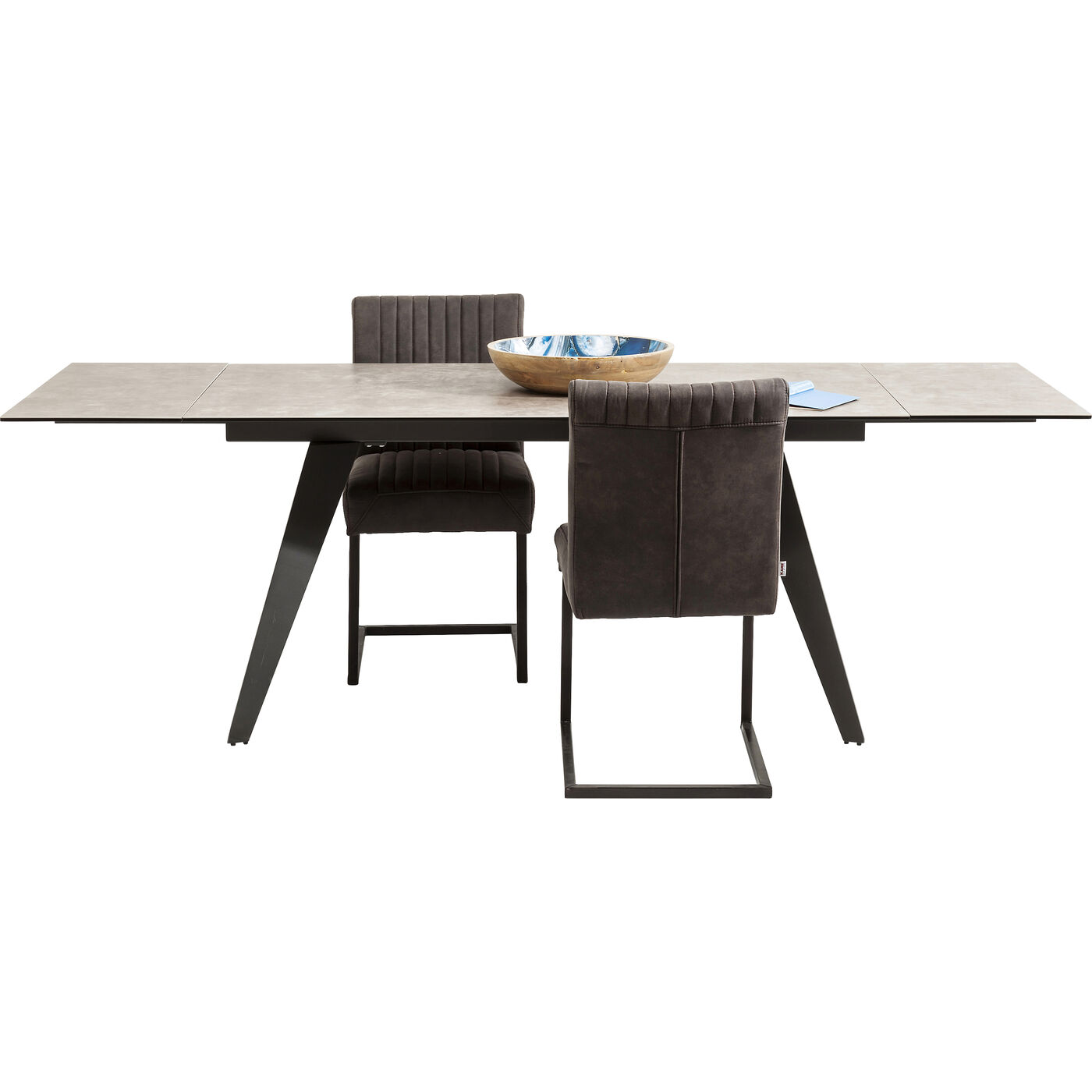 Стол раздвижной Amsterdam Dark160(40+40)x90 см