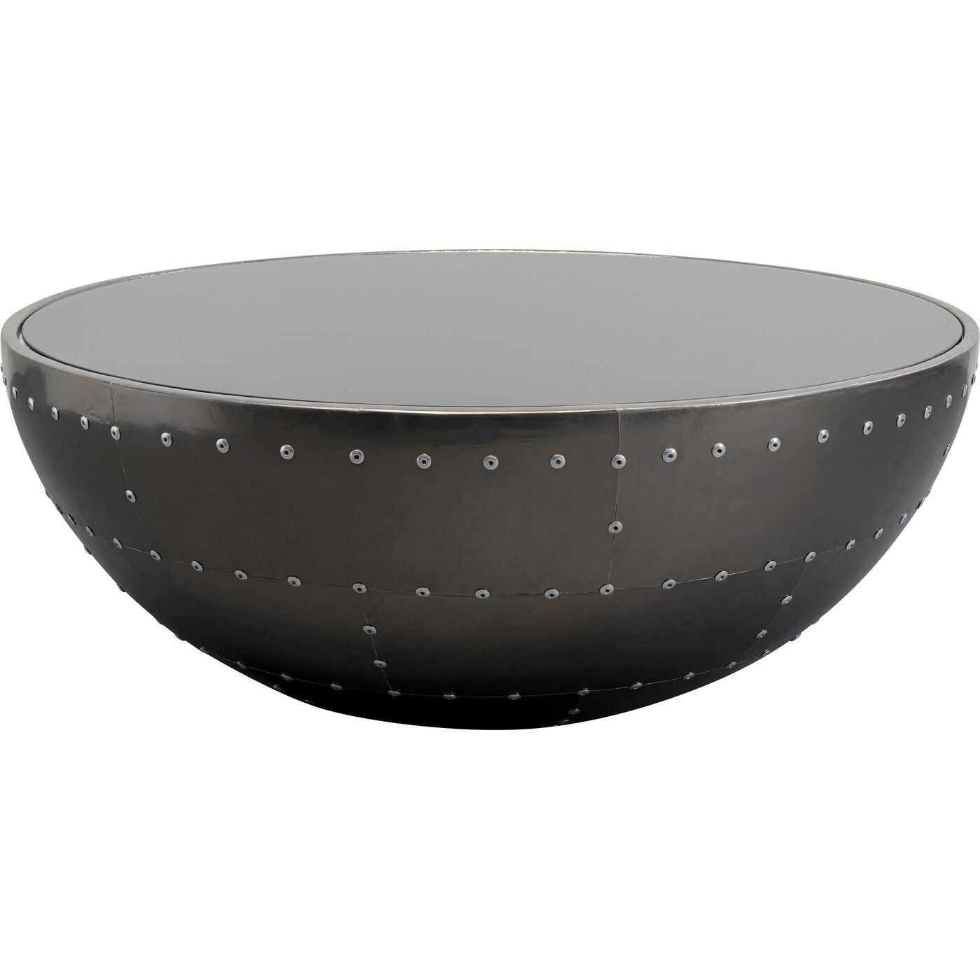 Стол кофейный Lounge Black Gun Metal Ø83 см