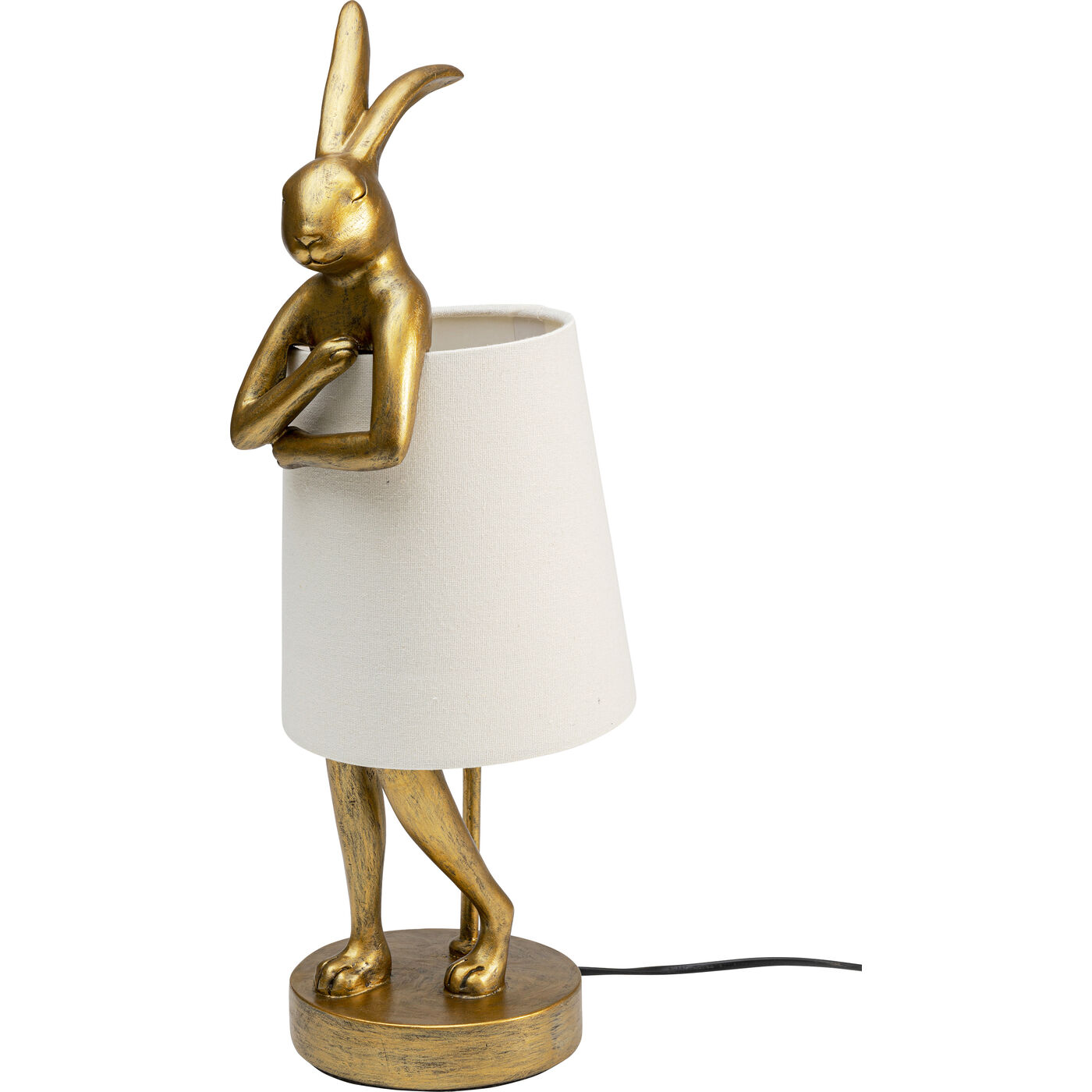 Светильник настольный Animal Rabbit Gold/White 50 см