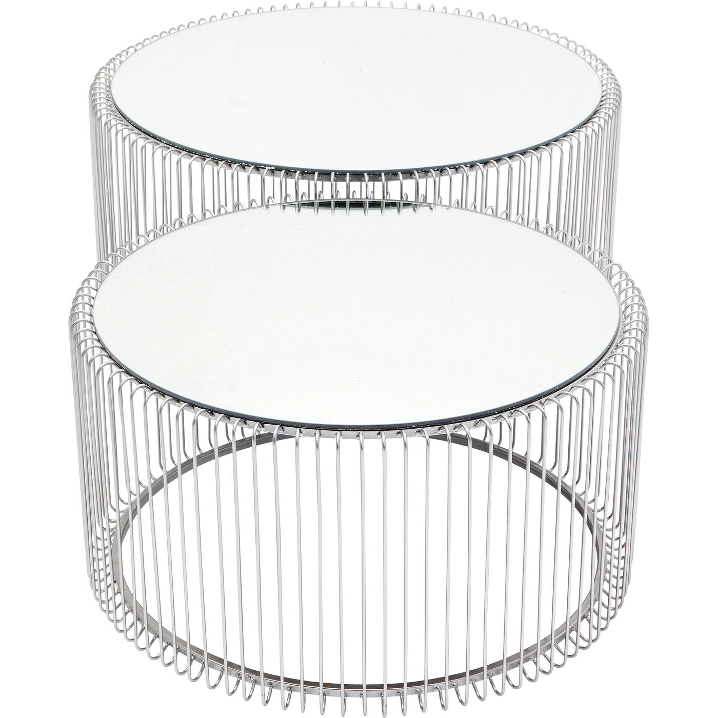 Стол кофейный Wire Silver (2 шт)