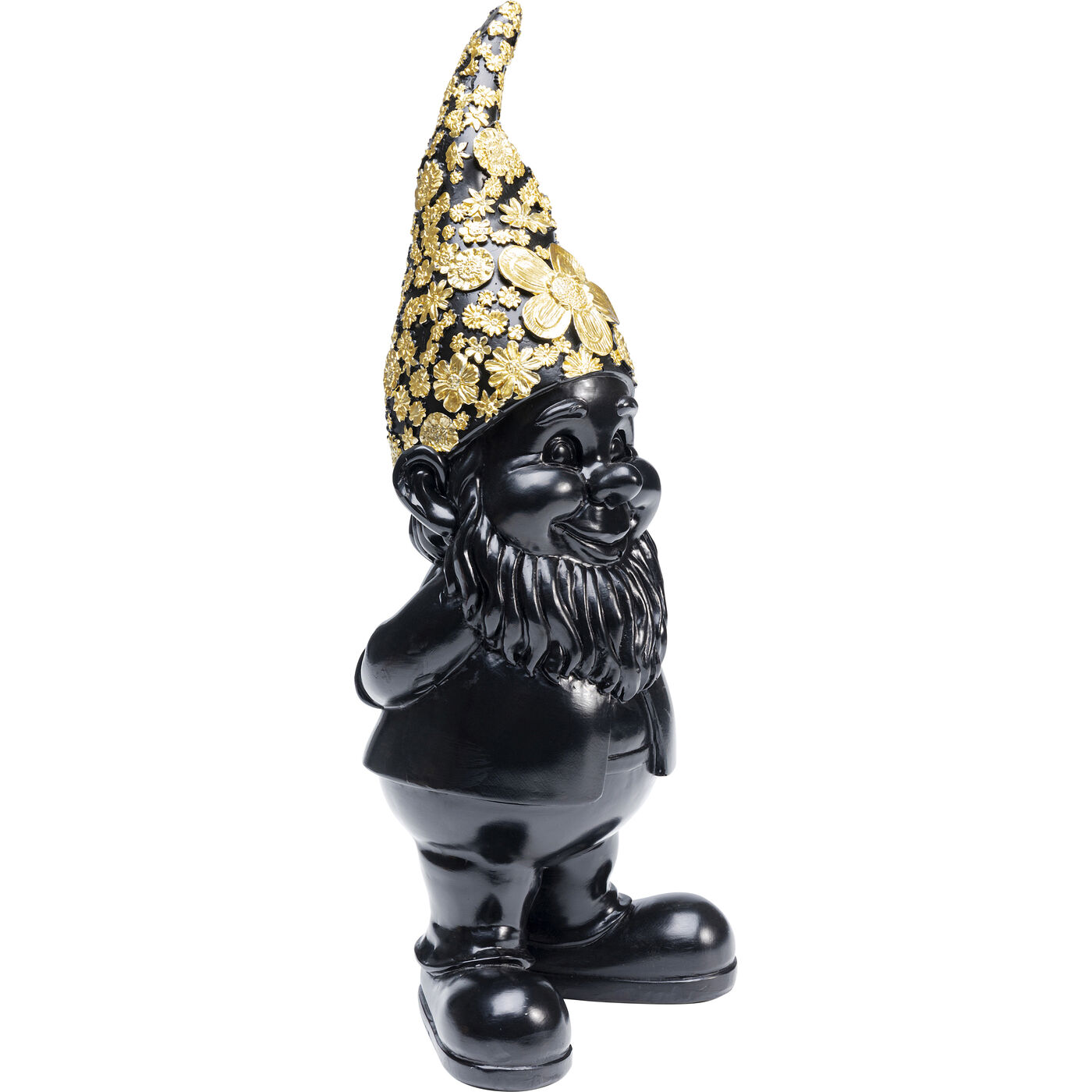 Фигура декоративная Gnome Standing Black Gold 30 см