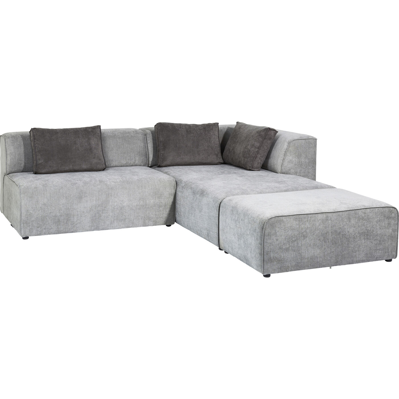 Диван угловой правосторонний Infinity Ottomane Right Grey