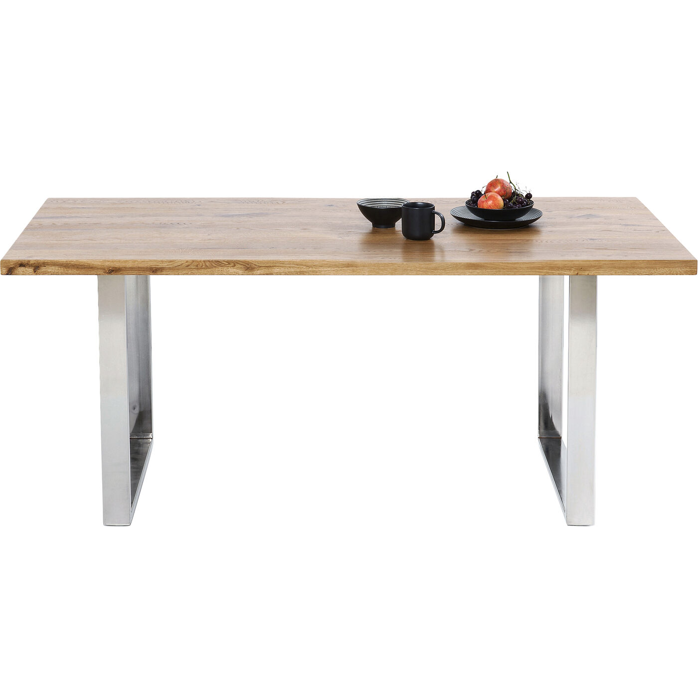 Стол Jackie Oak GK Chrome 180x90 см