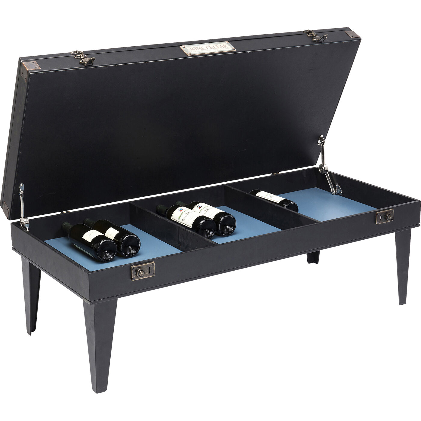Стол кофейный Collector Black 122x55 см