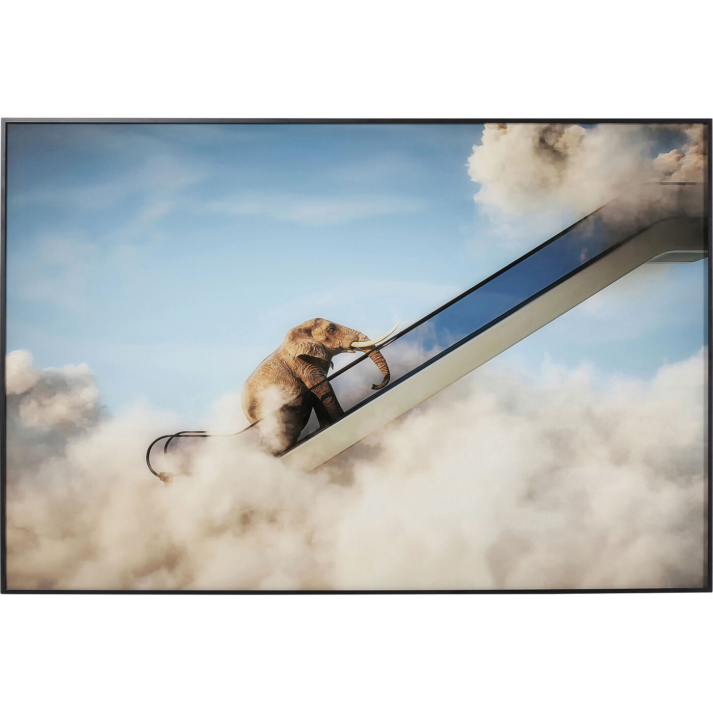 Картина в раме Elephant In The Sky 150x100 см