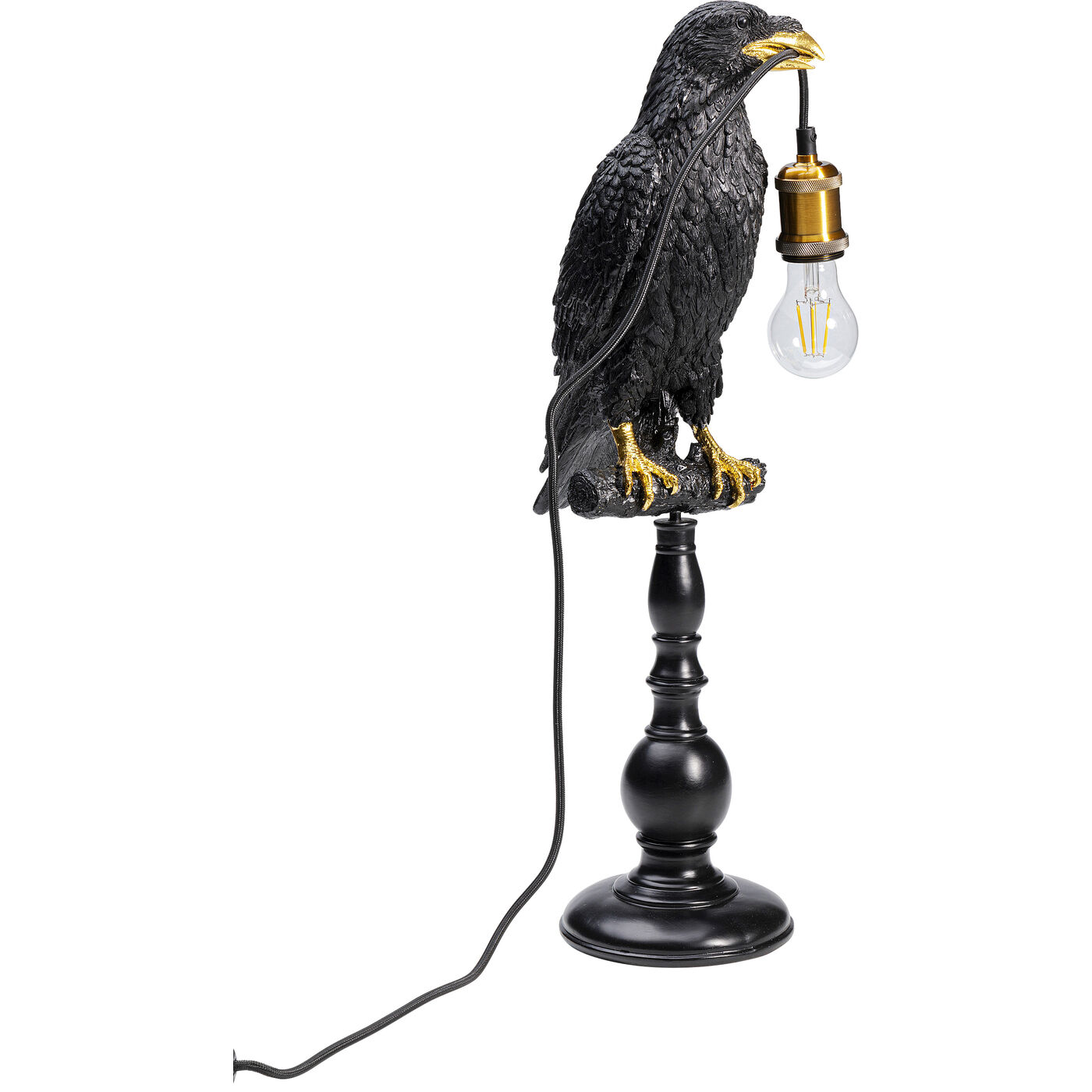 Светильник настольный Sitting Crow Mat Black