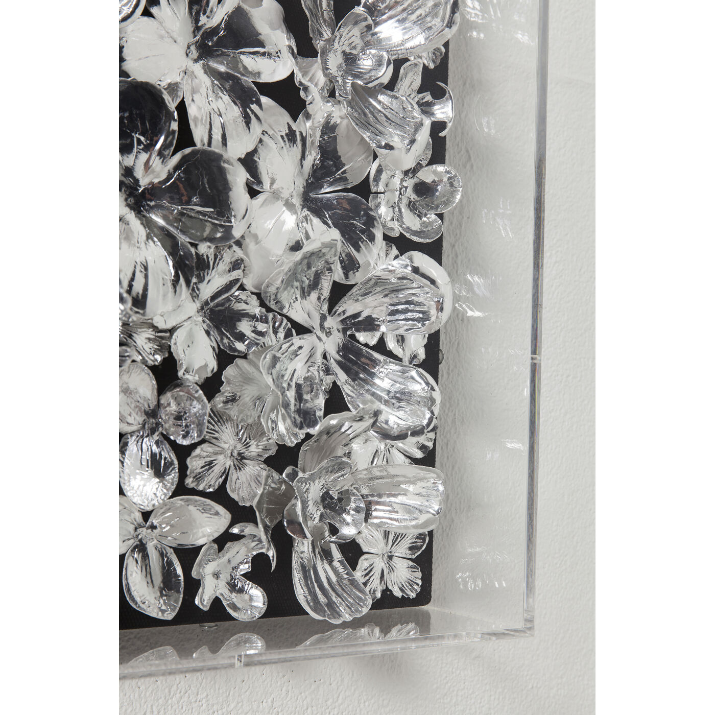Панно настенное Silver Flower 100x100 см
