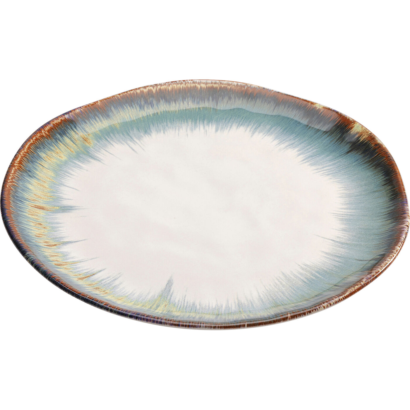 Тарелка Organic White/Blue Ø26 см