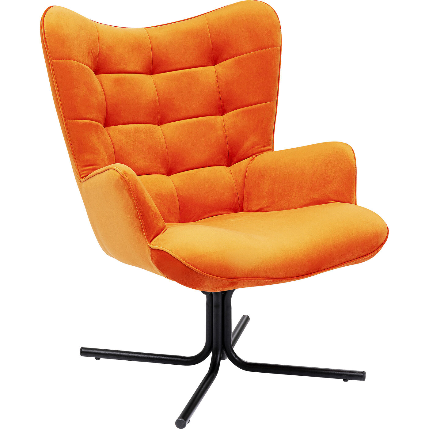 Кресло вращающееся Oscar Velvet Orange