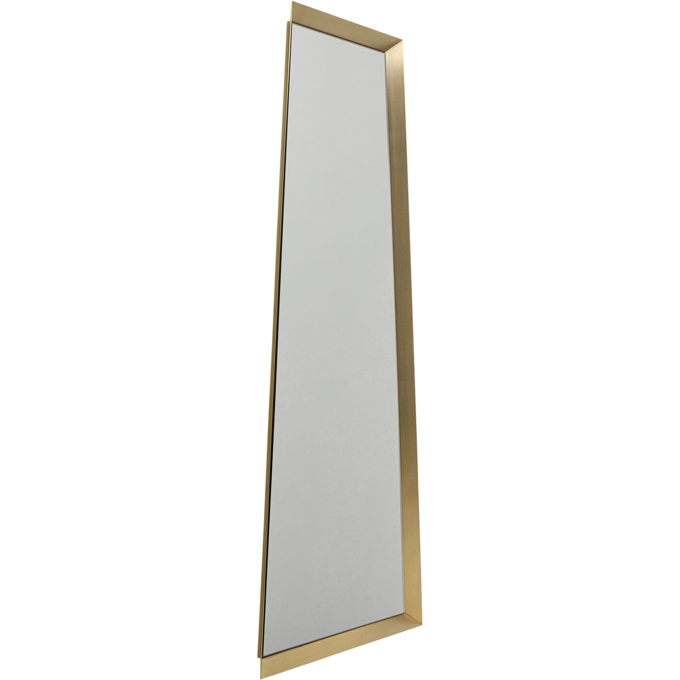 Зеркало настенное Arezzo Brass Trapez 65(45)x160 см