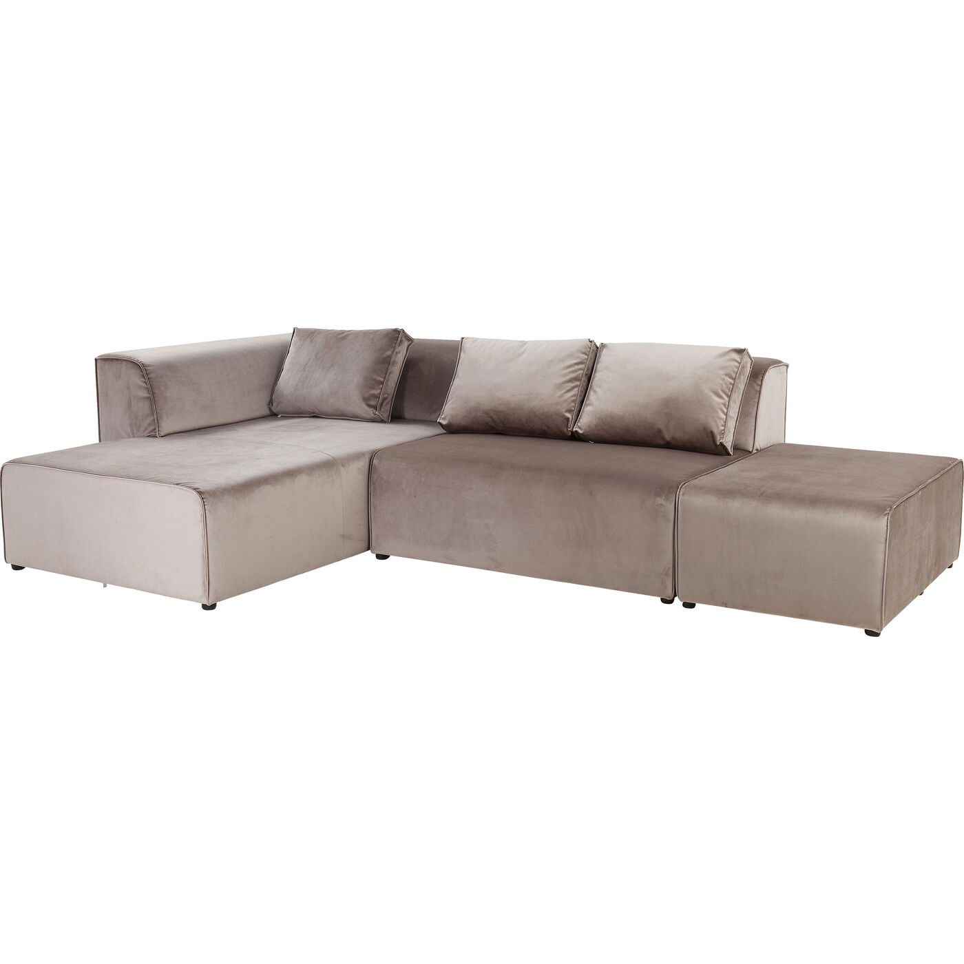 Диван угловой левосторонний Infinity Velvet Taupe Left