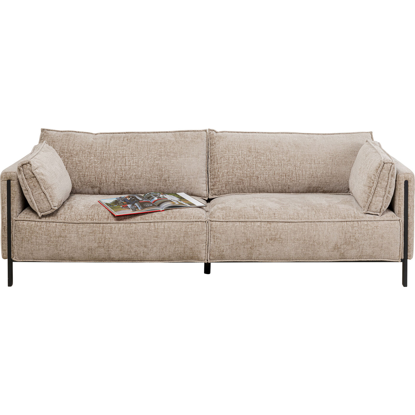 Диван трехместный Victor Fabric Grey 233 см