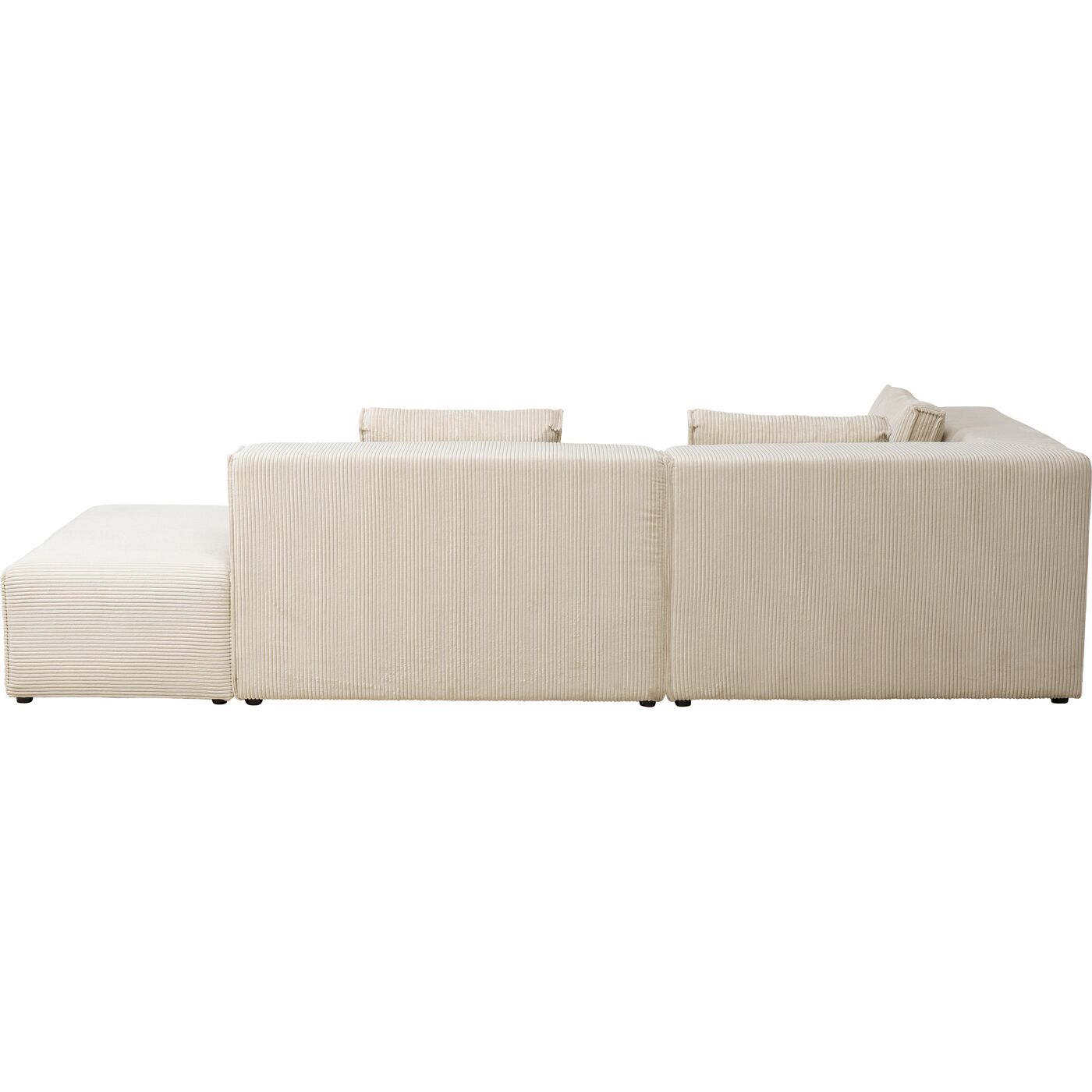 Диван левосторонний угловой Infinity Ottomane Cord Creme Left