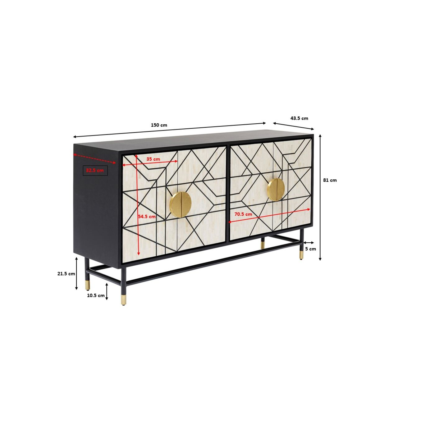Комод Credenza 150 см