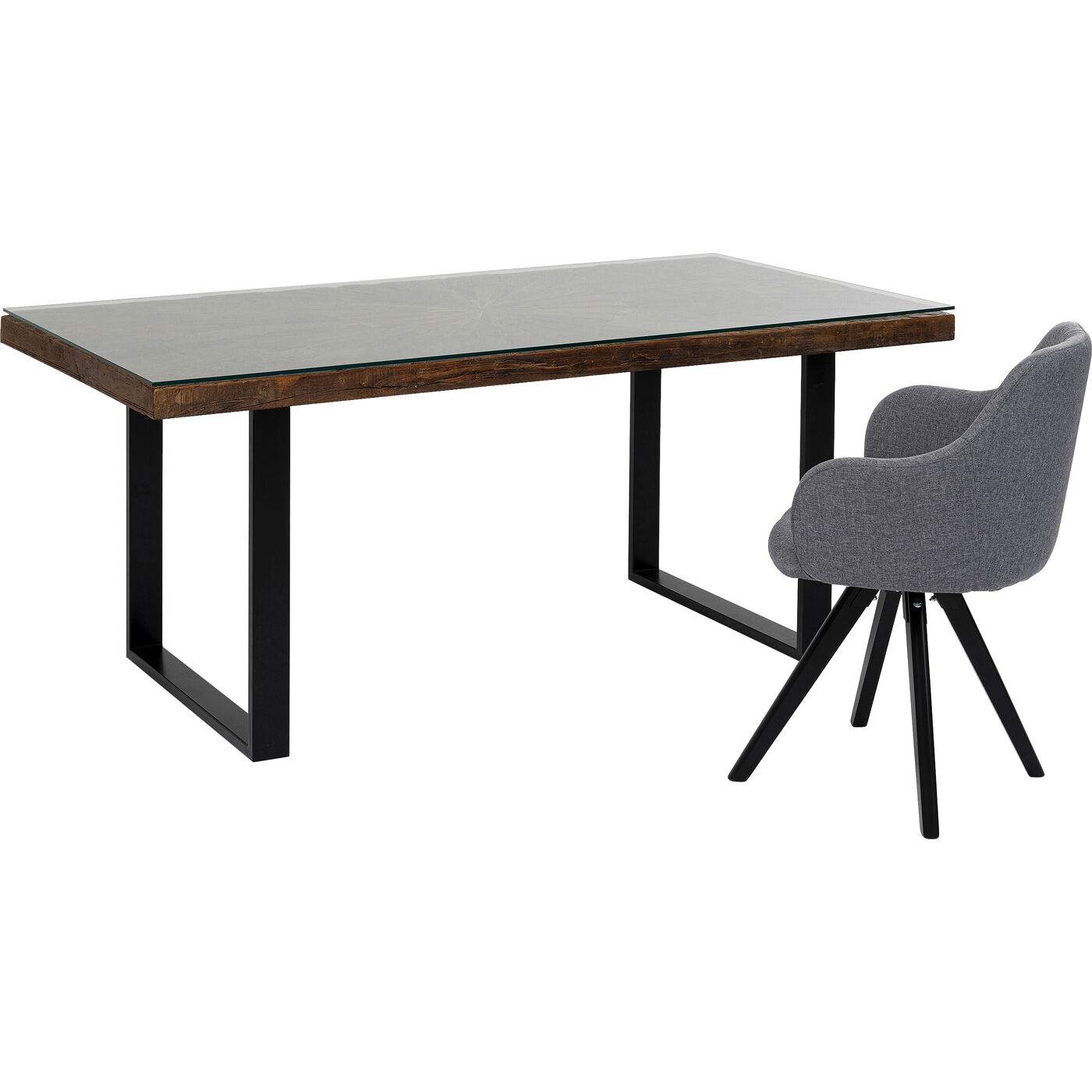 Стол Conley Black 180x90 см