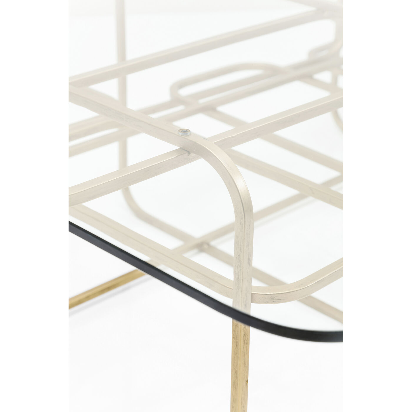 Стол кофейный Meander Gold 140x80 см