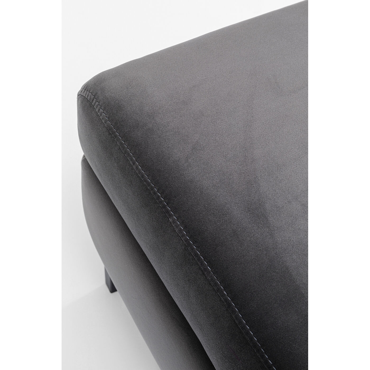 Пуф Gianni Velvet Grey Black