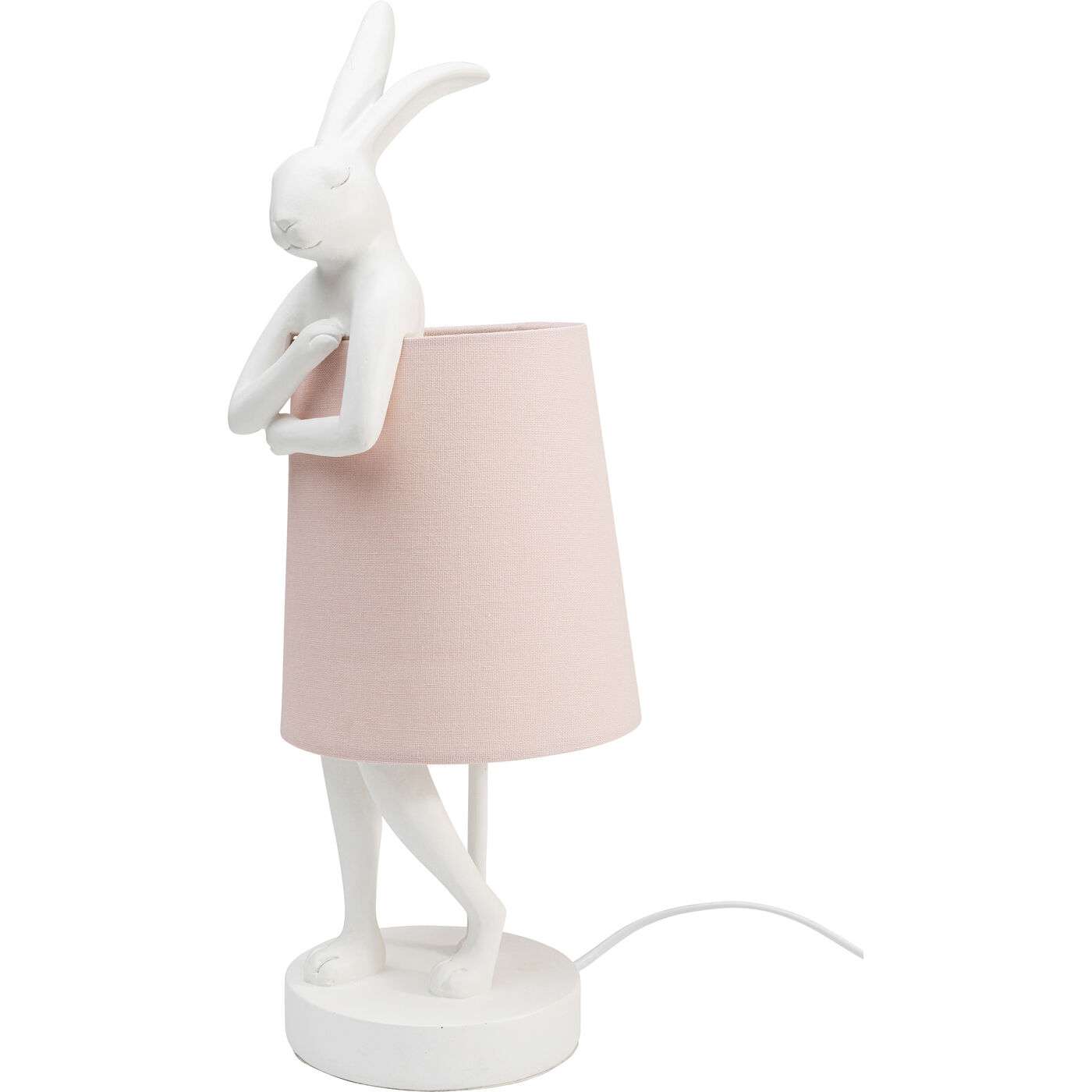 Светильник настольный Animal Rabbit White/Rose 50 см