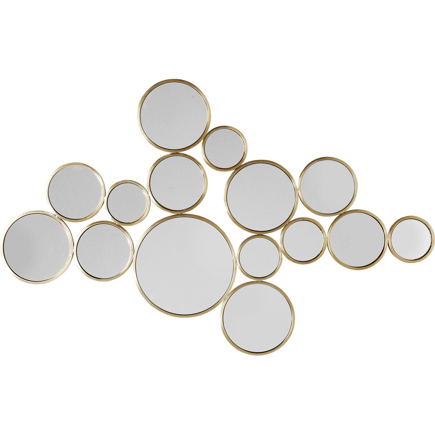 Зеркало Bubbles Brass 93x138 см
