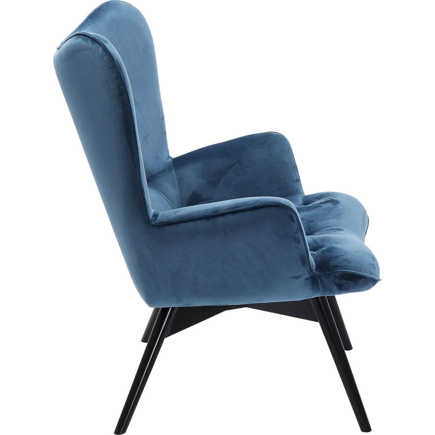 Кресло Black Vicky Velvet Bluegreen
