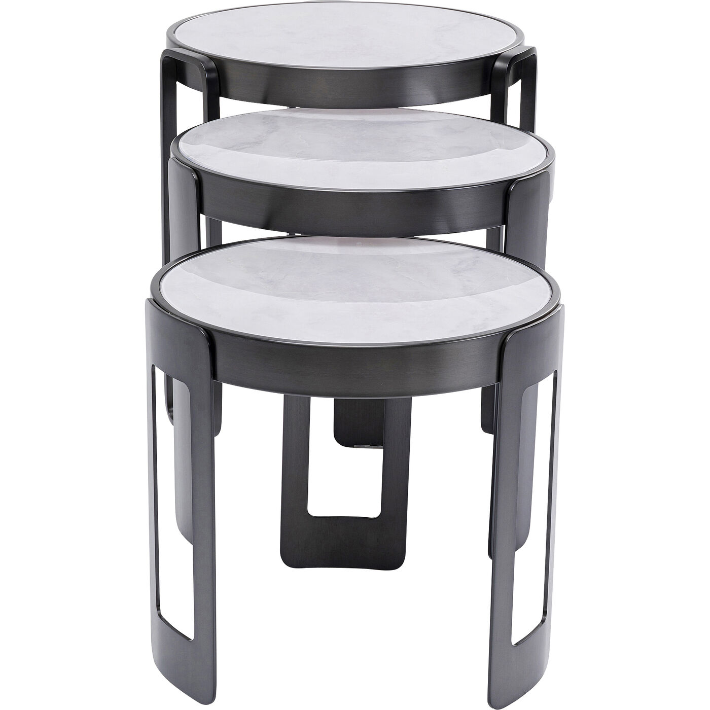 Стол кофейный Perelli Black (3 шт)