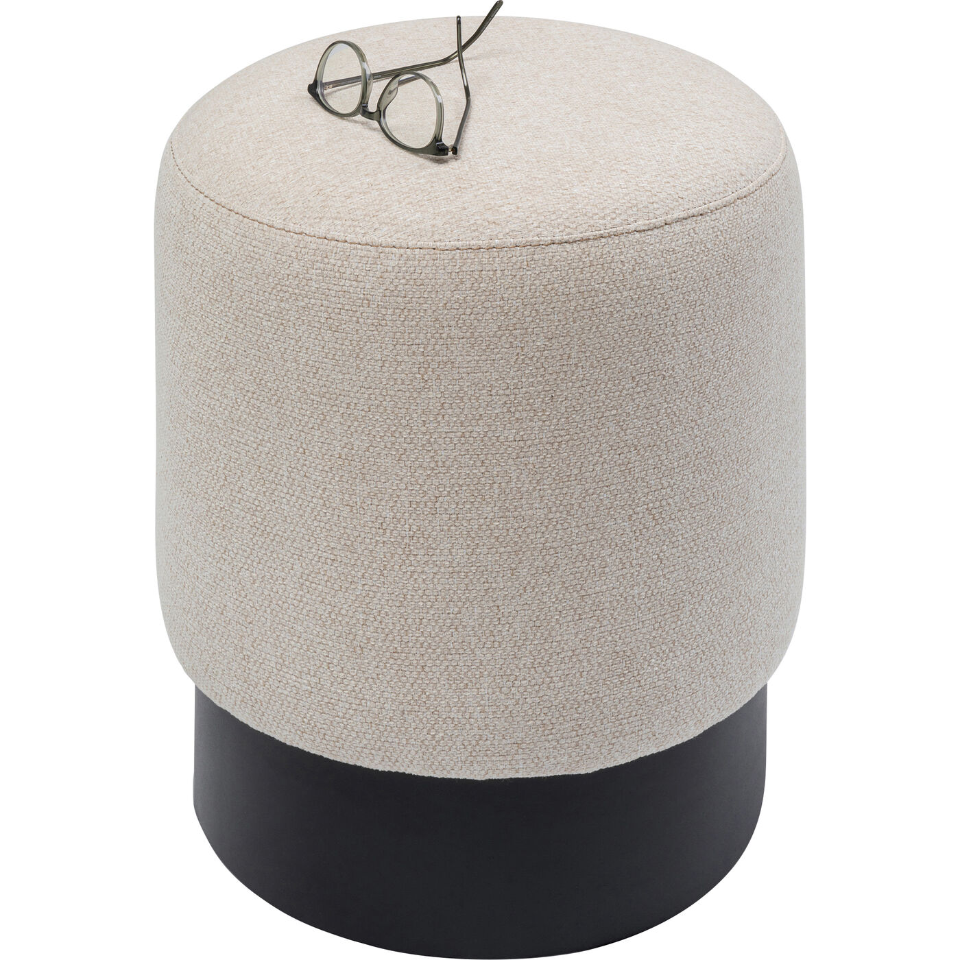 Пуф Cherry Cream Black Ø36 см